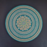 #2 - Green Emerald and Gold Mandala